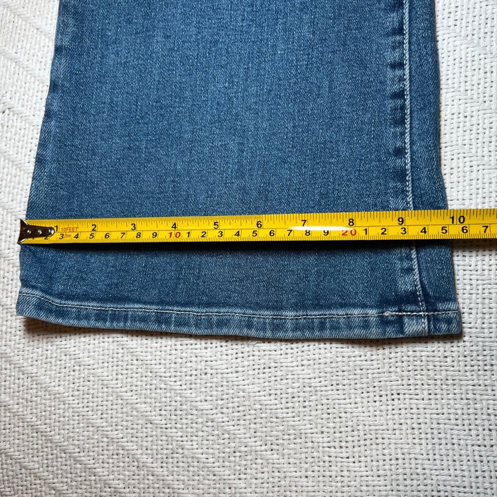 Good American Good Legs Flare Jeans Blue Denim Size 4/27 High Rise Bootcut - Picture 11 of 11